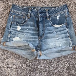 Hi-Rise Shortie Super Stretch AmericanEagle Shorts